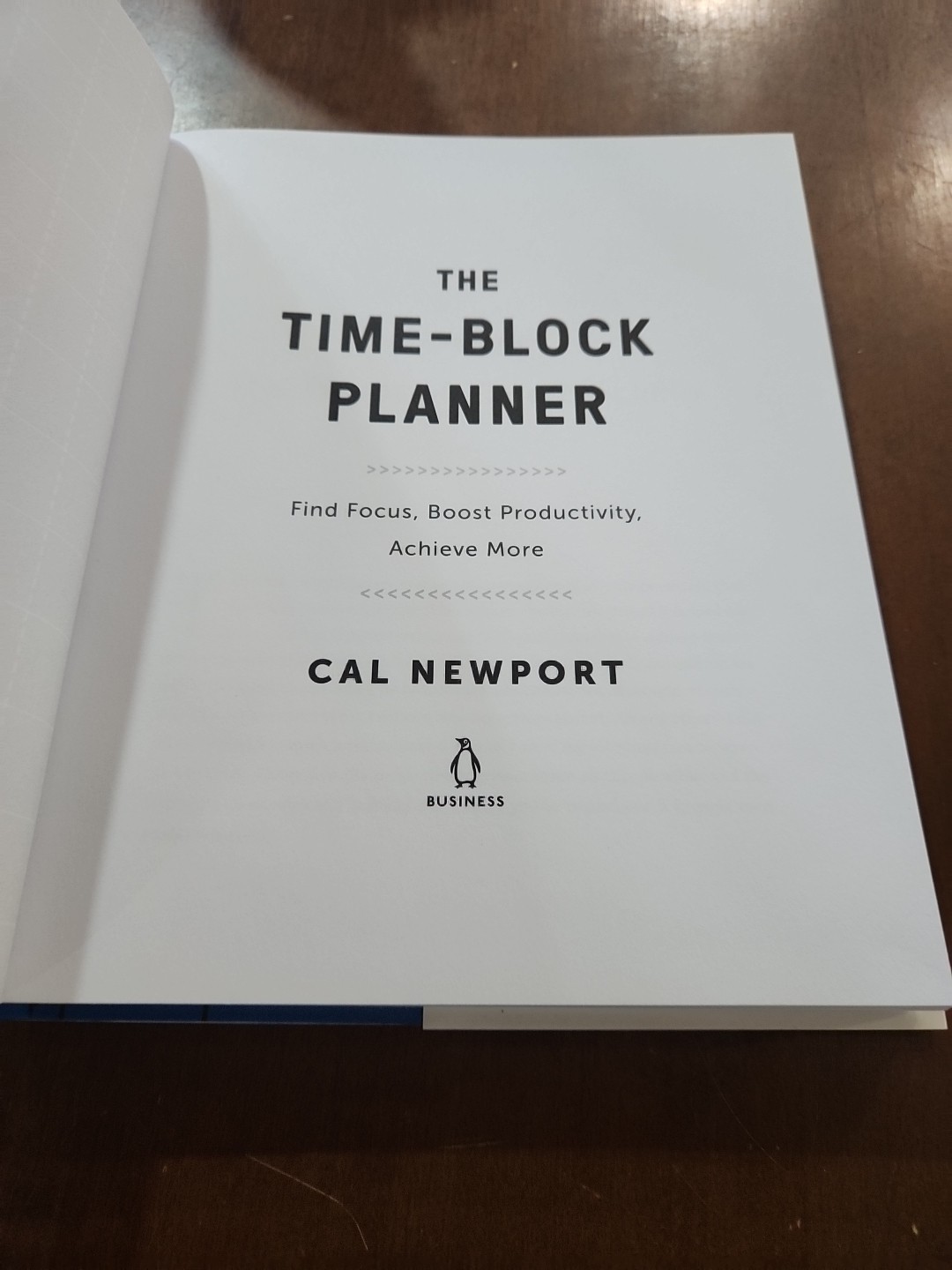 Cal Newport The Time-Block Planner (Paperback)