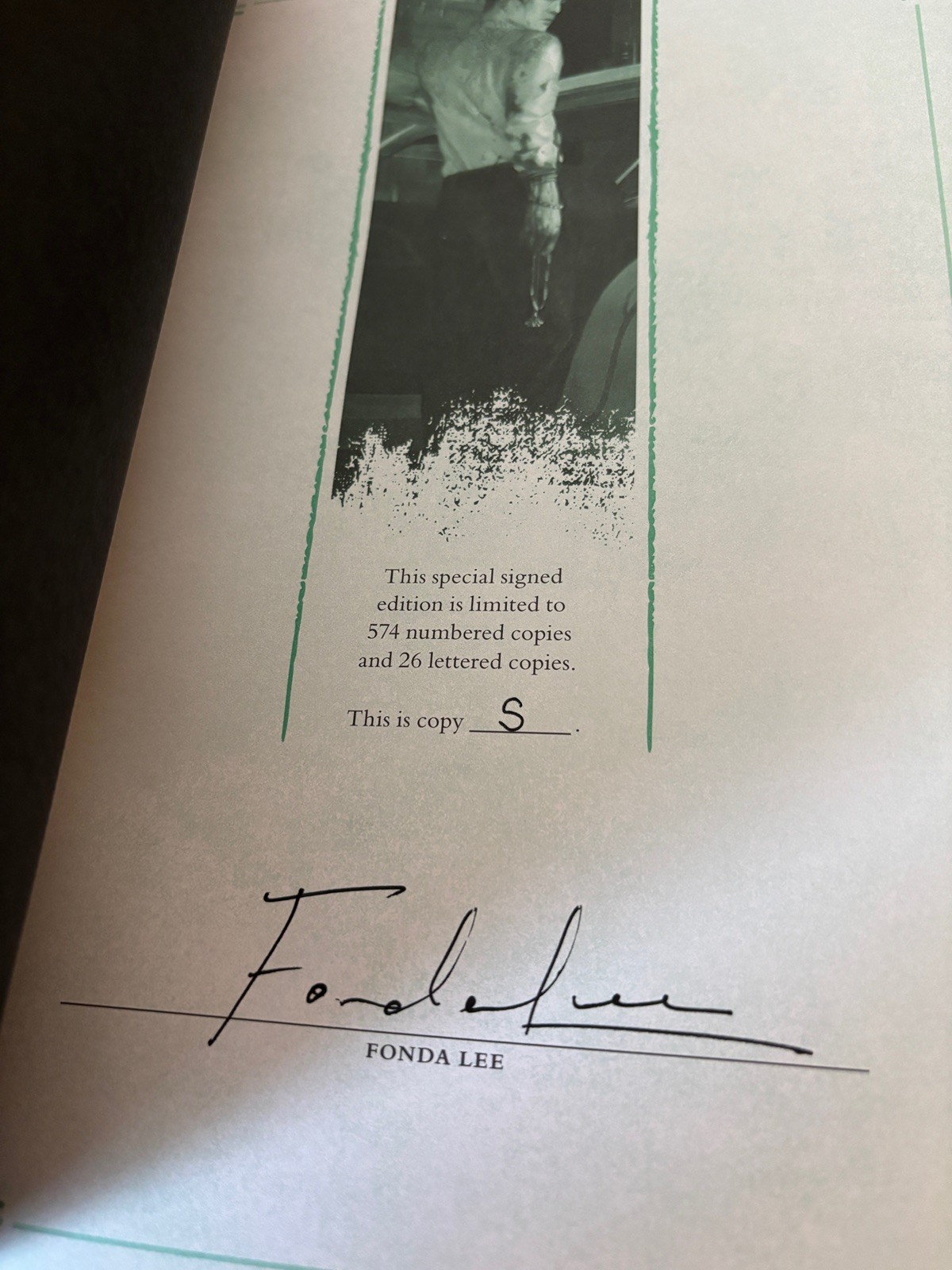 Jade City Fonda Lee Signed Lettered Edition Subteranean Press