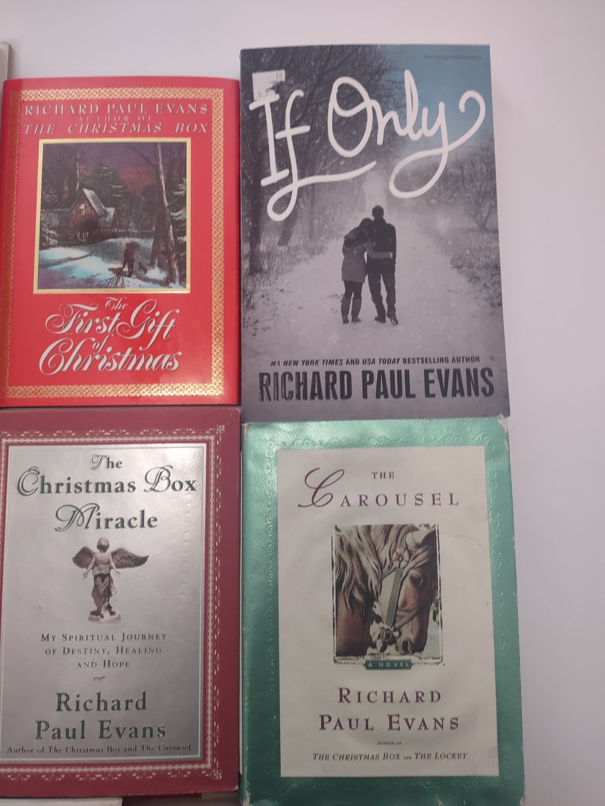 Richard Paul Evans Books Lot Of 14 includes mostly hardcover, most with jackets