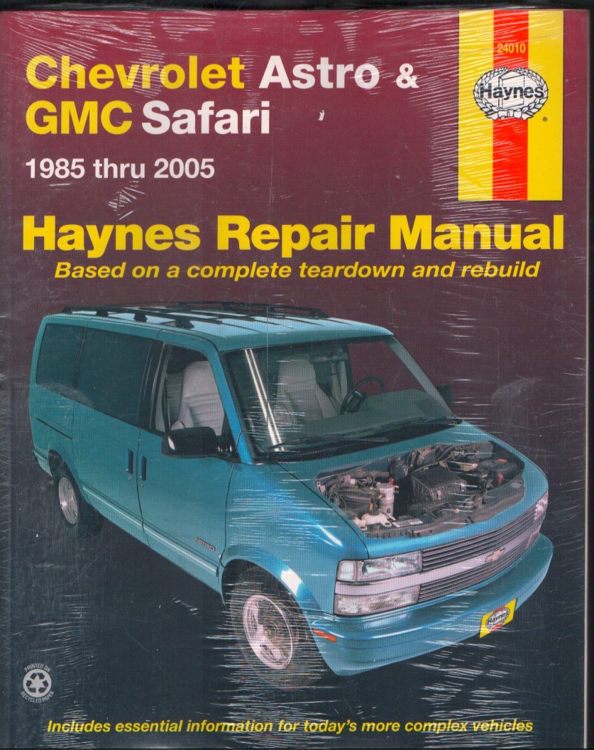 Haynes Repair Manual Chevrolet Astro GMC Safari 1985-2005 MN3074