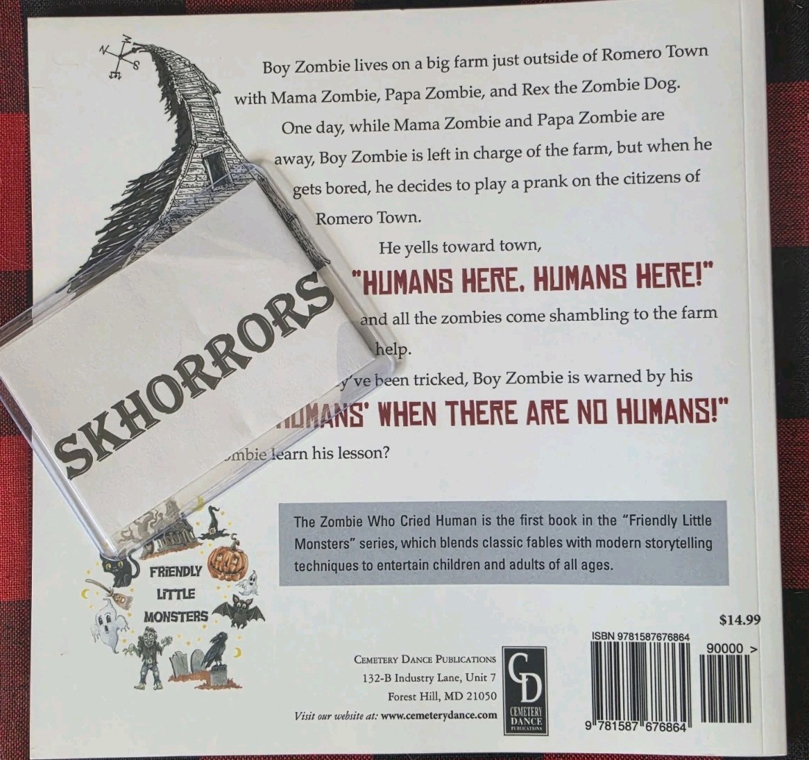 The Zombie Who Cried Human Brian James Freeman SIGNED 1ST VERSION Paperback CD