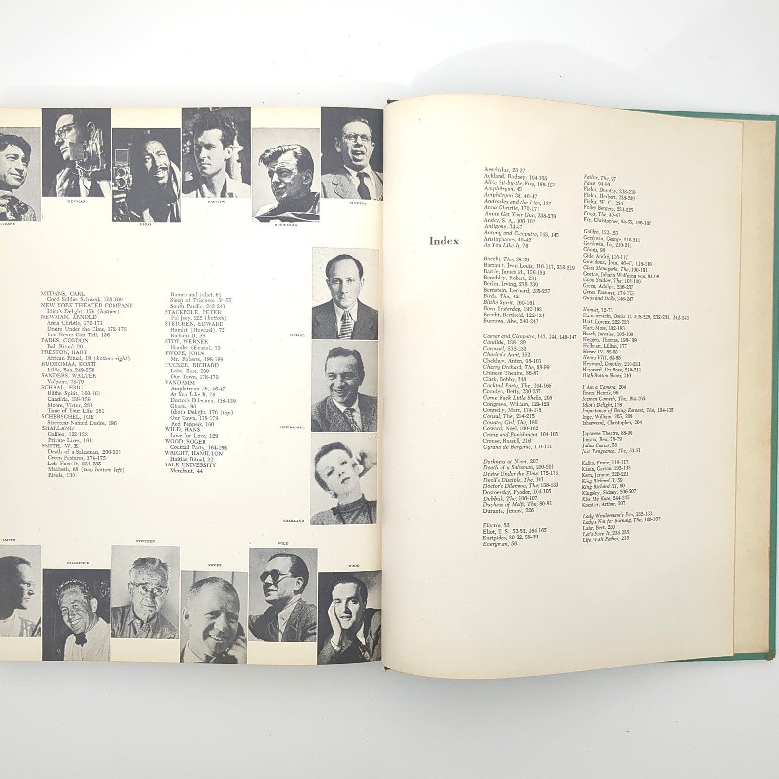 World Theater In Pictures Performing Arts Hardcover Book Tom Prideaux 1953