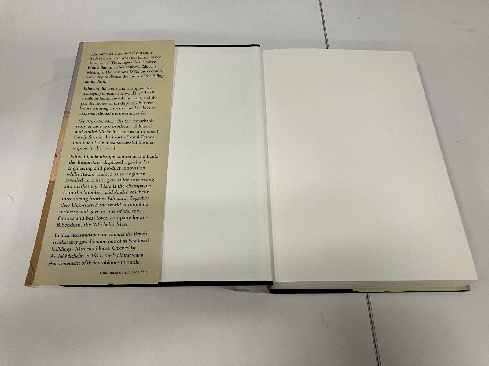 Michelin Men Driving an Empire by Herbert R. Lottman (2004, Hardcover)