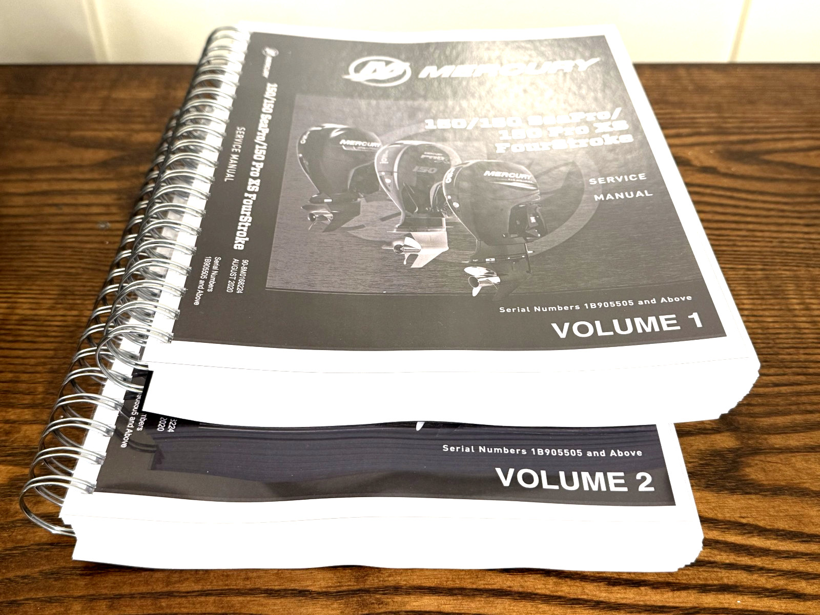 MERCURY 150 SEAPRO 150 PRO XS FOURSTROKE SERVICE MANUAL , BOUND, COVERS, FOLDOUT