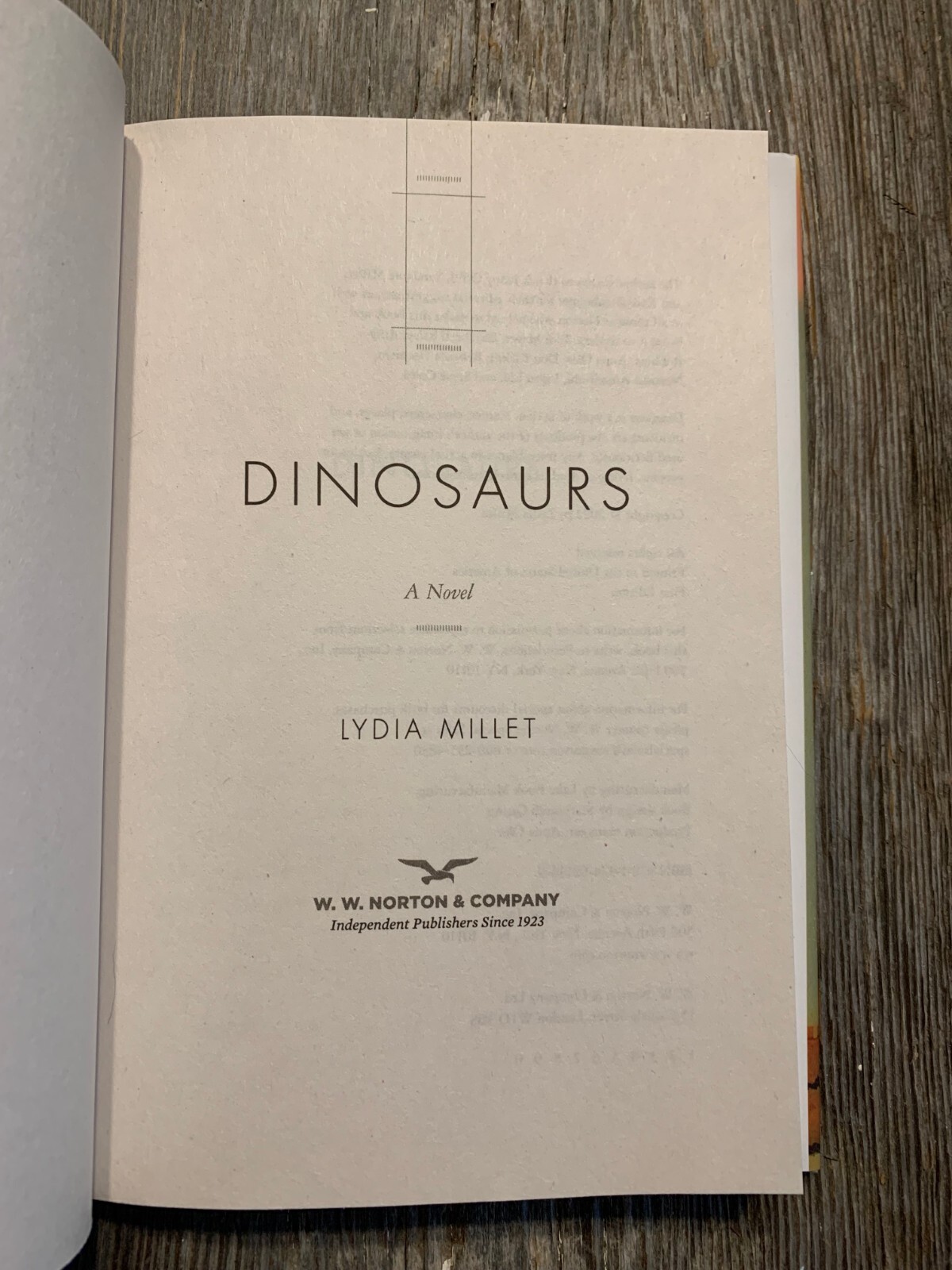 (SIGNED) – DINOSAURS : A Novel by Lydia Millet (2022, Hardcover) – 1st ed.