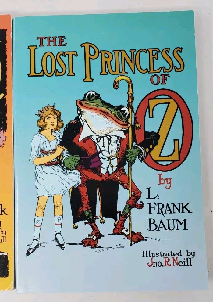 Lot Of 3 OZ Books Emerald City Lost Princess Glinda By Frank L. Baum Soft Cover