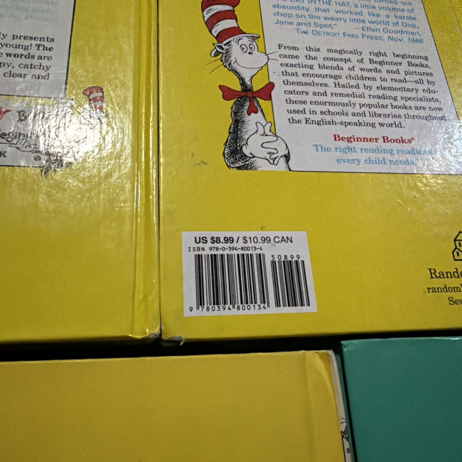 Lot Of 11 Vintage Dr Suess Hardcover Books 1960-1993 Wocket in My Pocket