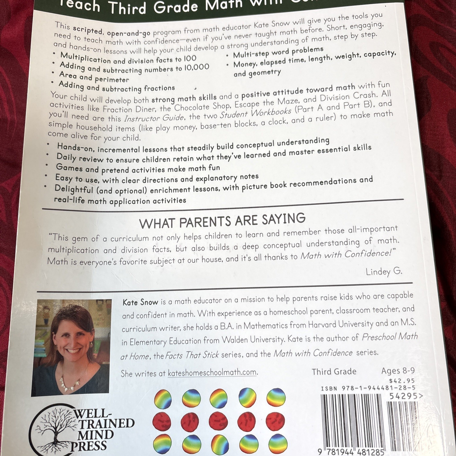 Third Grade Math with Confidence Instructor Guide