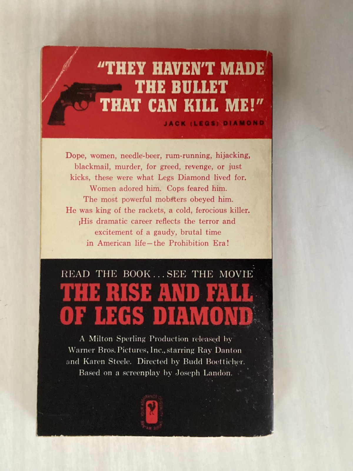 THE RISE AND FALL OF LEGS DIAMOND – Otis Gaylord – TRUE NY ORGANIZED CRIME BOSS