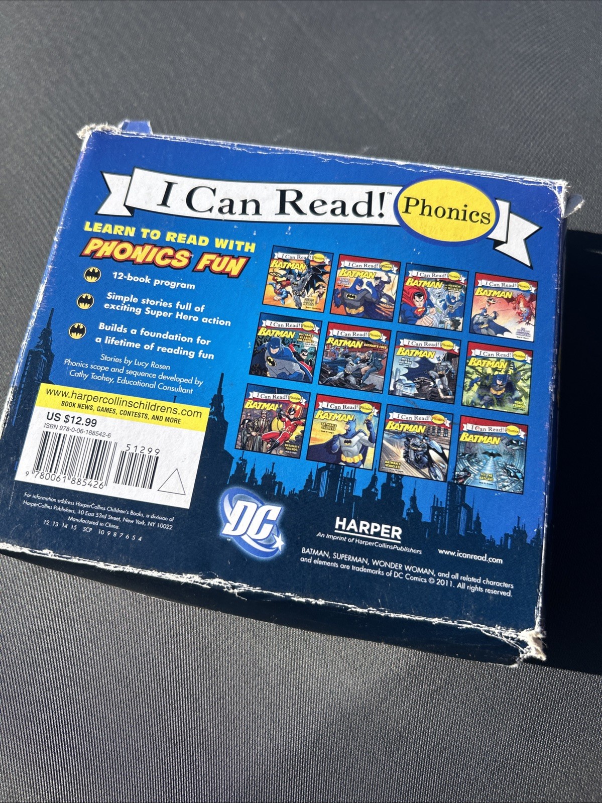BATMAN Phonics Fun! 2011 I Can Read! Phonics Complete with all 12 Books Rosen
