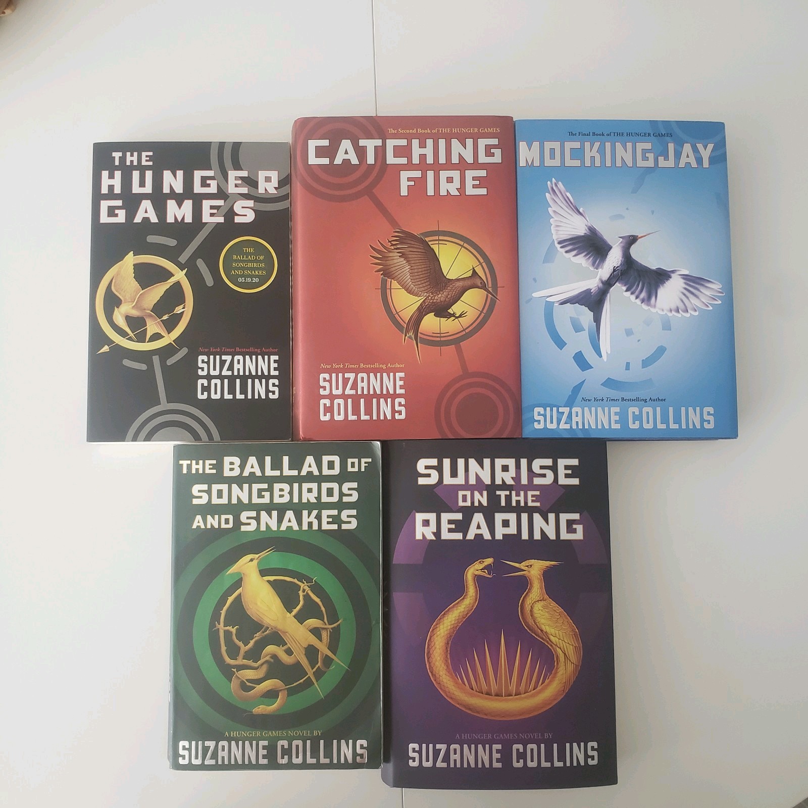 Complete Series Hunger Games Books 1-5 Hardcover/SC Lot VERY GOOD Read Desc.