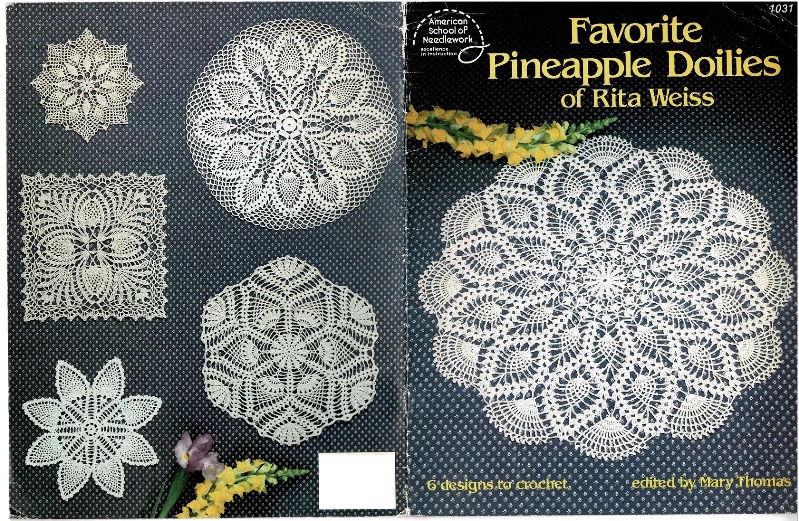 FAVORITE DOILIES BY RITA WEISS CROCHET LEAFLET