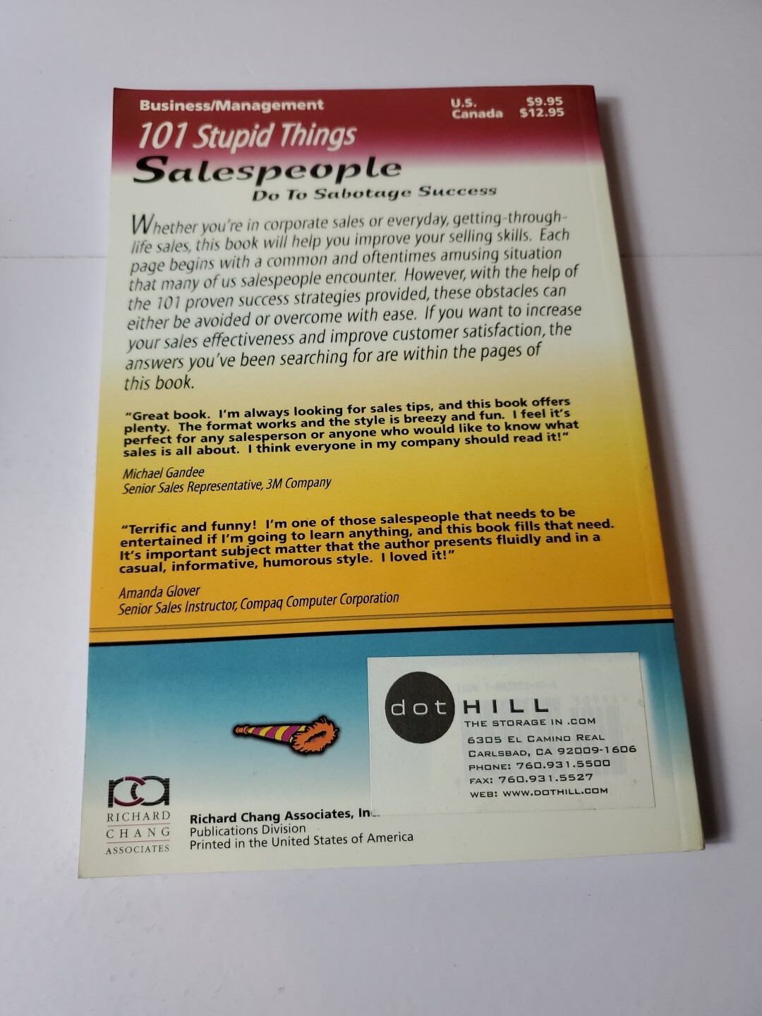 101 Stupid Things Salespeople Do To Sabotage Success By Mark S.