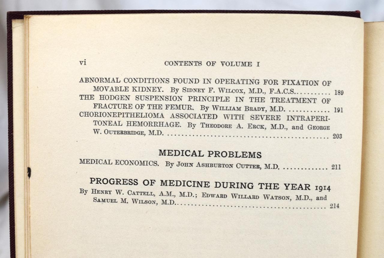 1915 International Clinics Quarterly Clinical Lectures & Articles Volumes 1-4