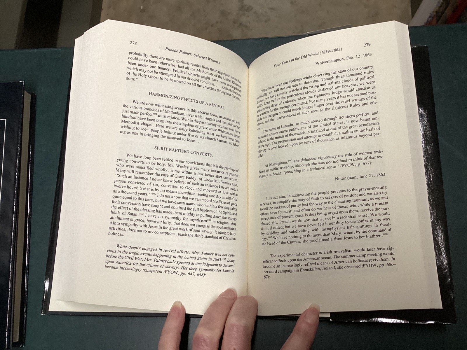 Phoebe Palmer : Selected Writings by Thomas C. Oden HC DJ Paulist Press