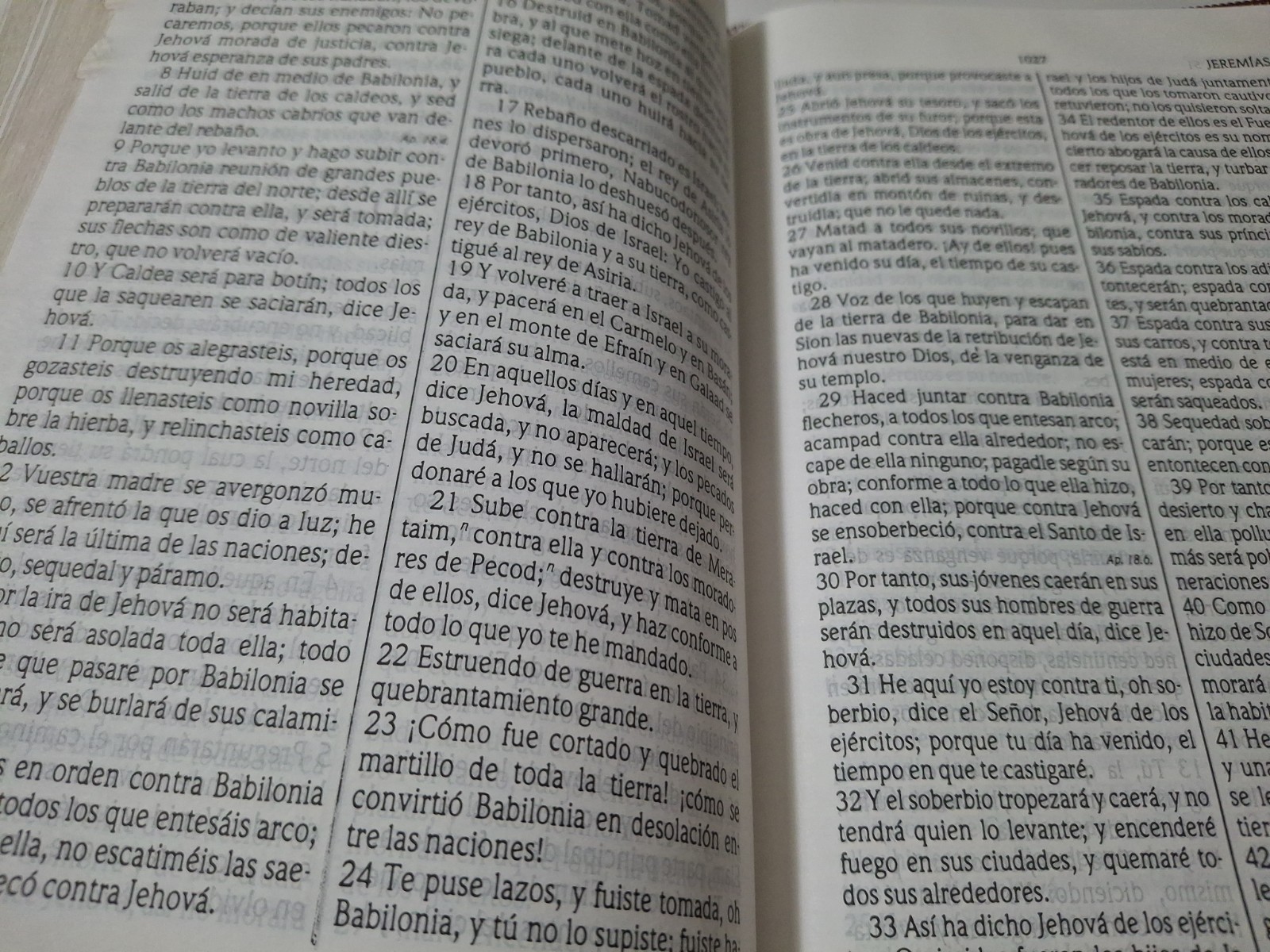 Santa Biblia Bilingual Bible RVR 1960/KJV Burgundy Imitation Leather (Spanish)