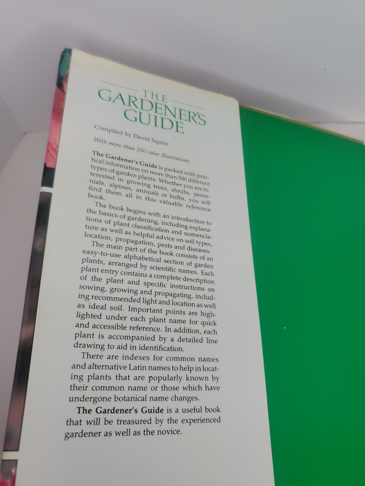 The Gardener’s Guide – Hardcover By Squire, David – GOOD