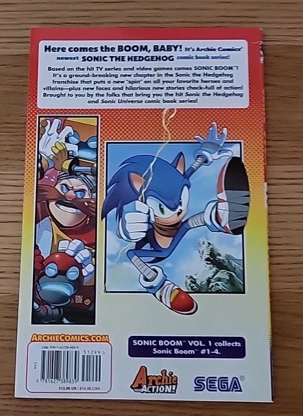 Sonic Boom Vol. 1: The Big Boom – Sonic Scribes 2016 – NEW – ISBN 9781627389839