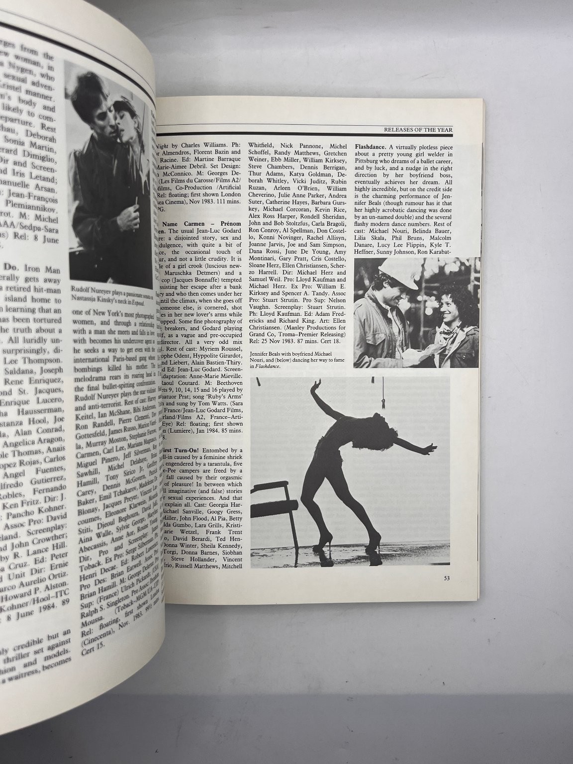 Film Review 1984-5 F Maurice Speed Annual Cinema Video Guide Book