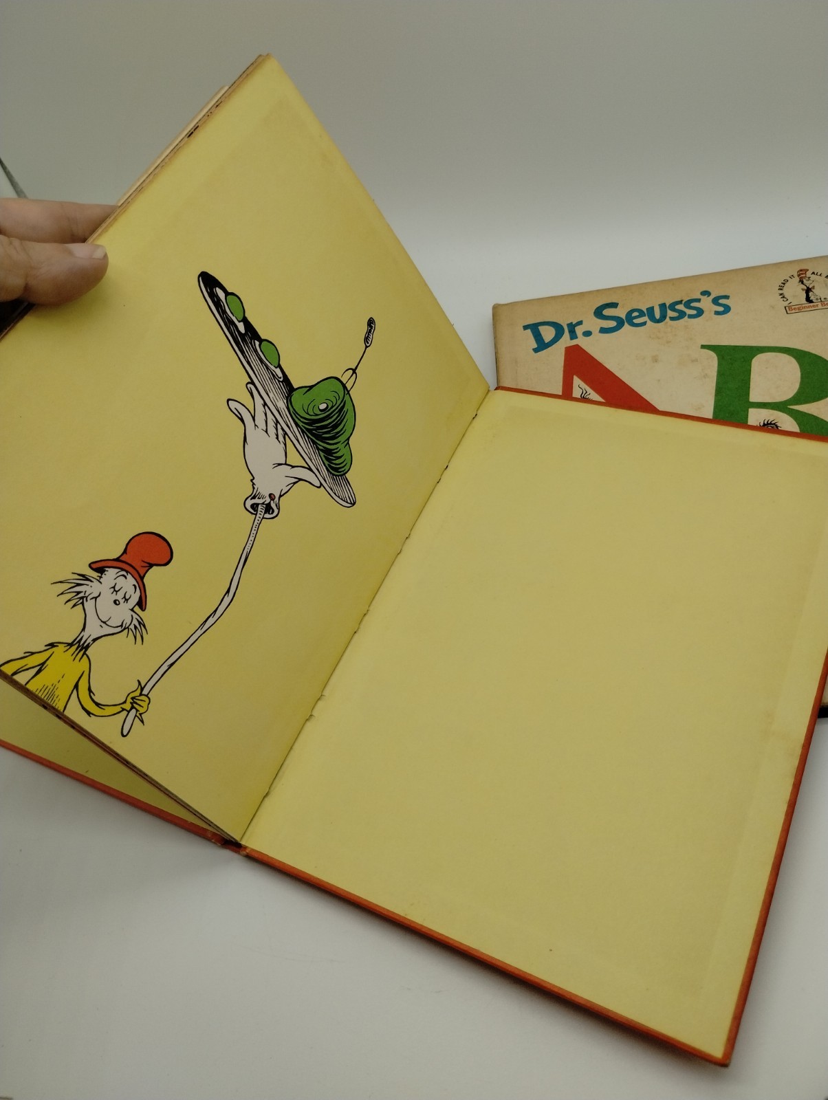 Lot Of 2 Vintage 1960 Dr. Suess Green Eggs & Ham 1963 ABC’s Hardcover Books