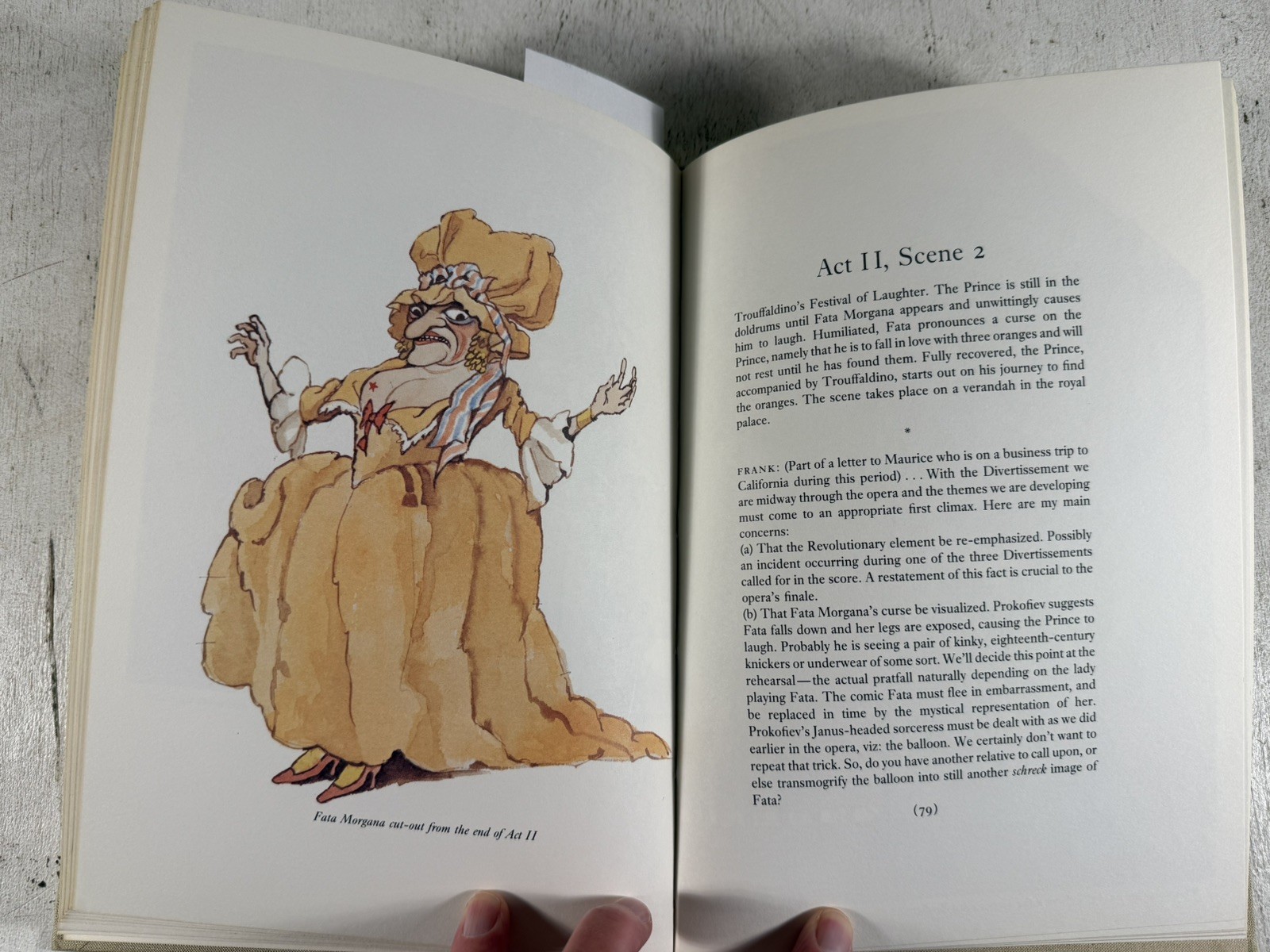 The Love for Three Oranges: The Glyndebourne Version Maurice Sendak SIGNED