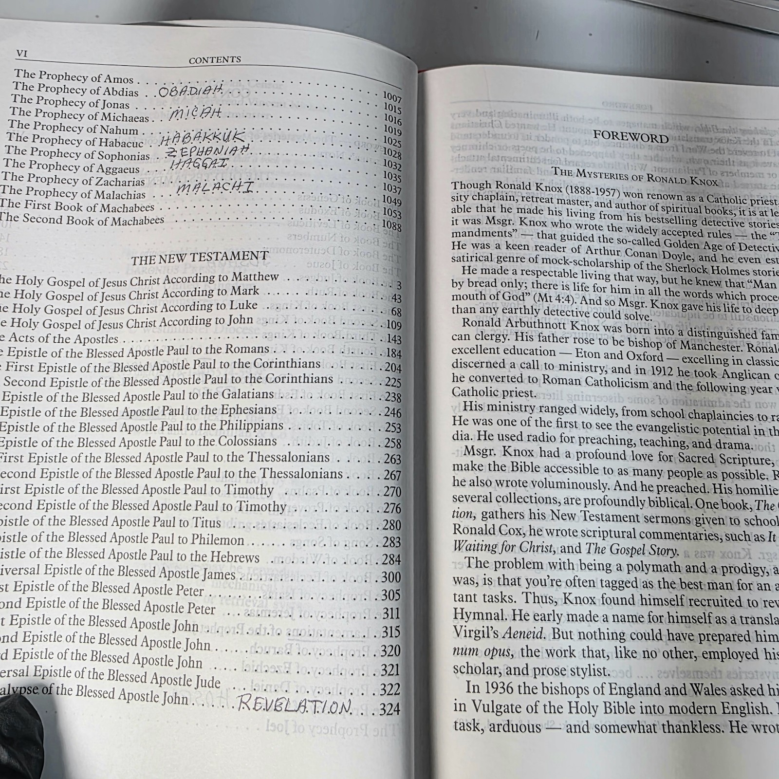 The Holy Bible Knox Version Baronius Press 2012 Hardcover Latin Vulgate Gilt