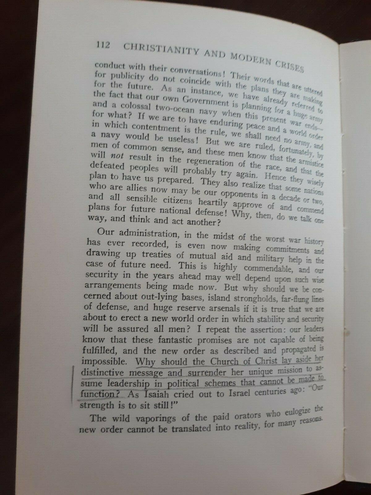 Christianity and Modern Crises by Harry Rimmer, D.D., LL.D. HC/DJ 1947