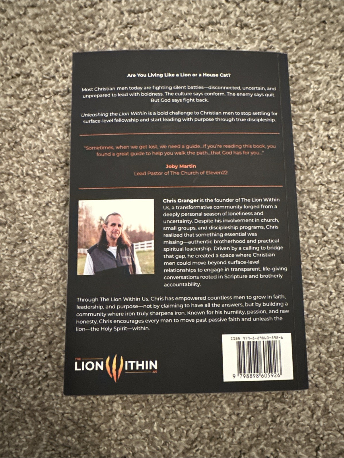 Unleashing the Lion Within by Chris Grainger 2022 Christian Men Leadership PB
