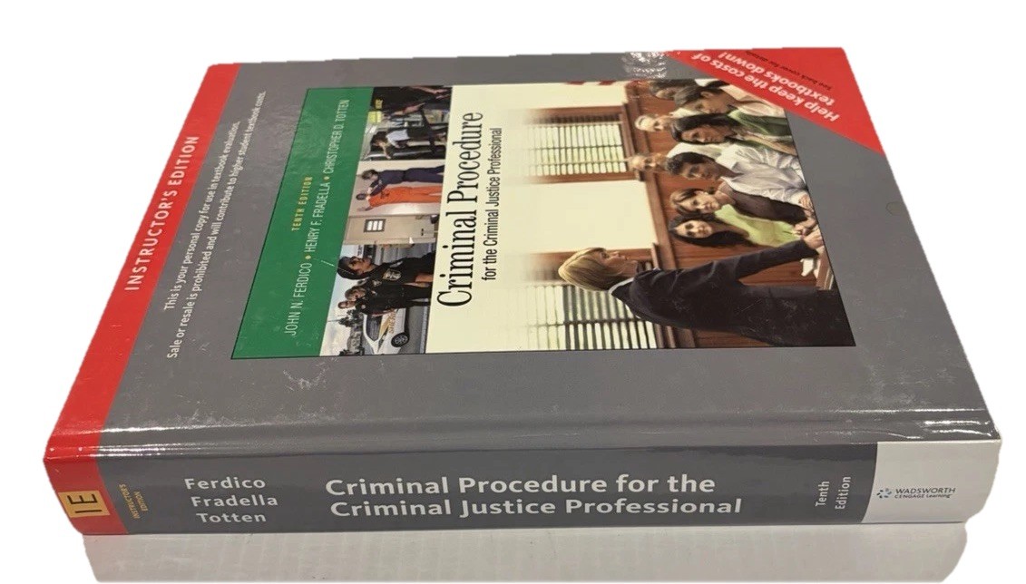 Criminal Procedure Criminal Justice Professional 10th Ed Instructor HC Ferdico