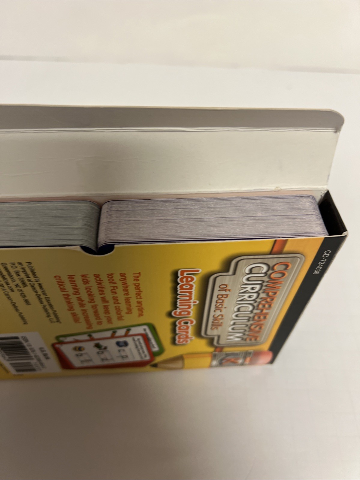 Comprehensive Curriculum Learning Cards Grade K Kindergarten LA & Math