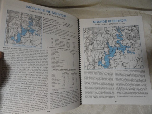 SPORTSMAN’S CONNECTION INDIANA FISHING MAP GUIDE VOLUME II PAPERBACK