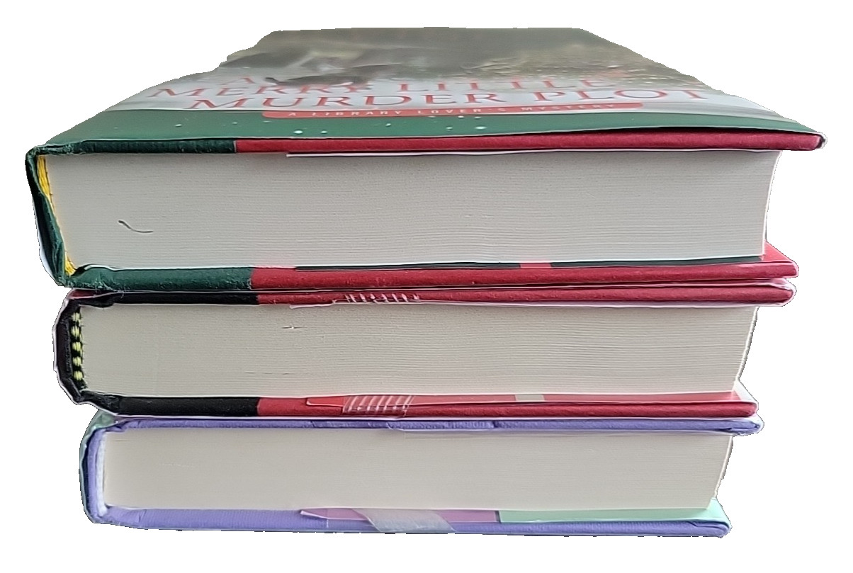 Lot of 3, Jenn McKinlay, Library Lover’s Mystery Cozy Mystery, HCDJ