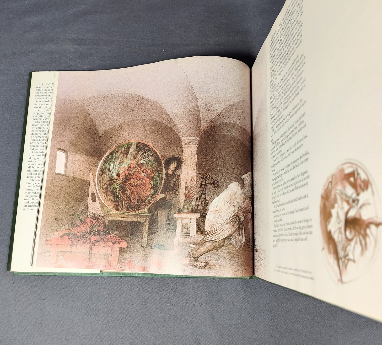 I, LEONARDO *First Edition* 1983 Hardcover DJ Art Book VG+ Ralph Steadman