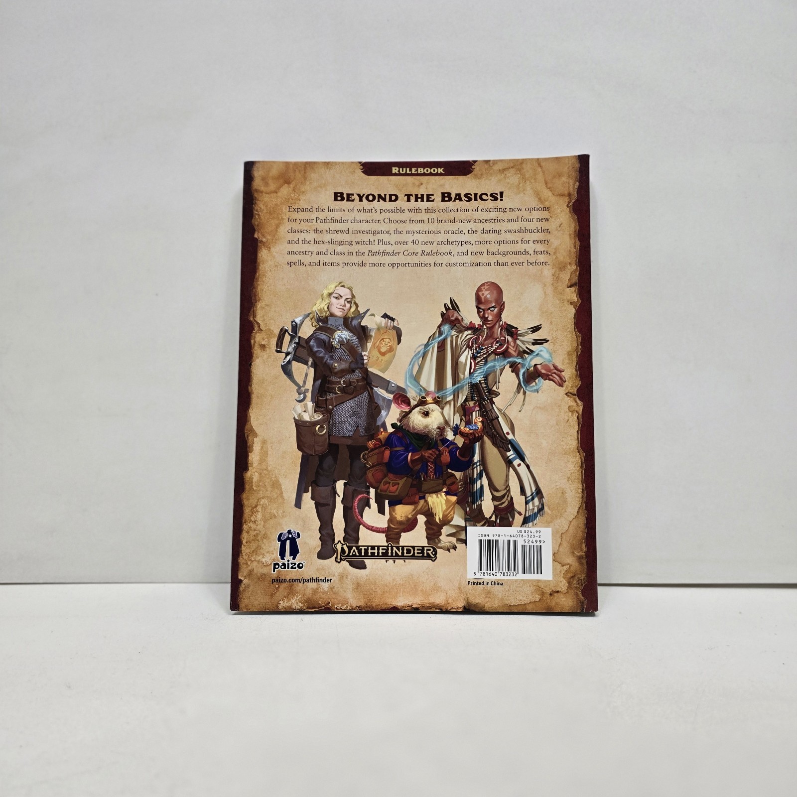 Pathfinder ADVANCED PLAYERS GUIDE, Second Edition, Paizo