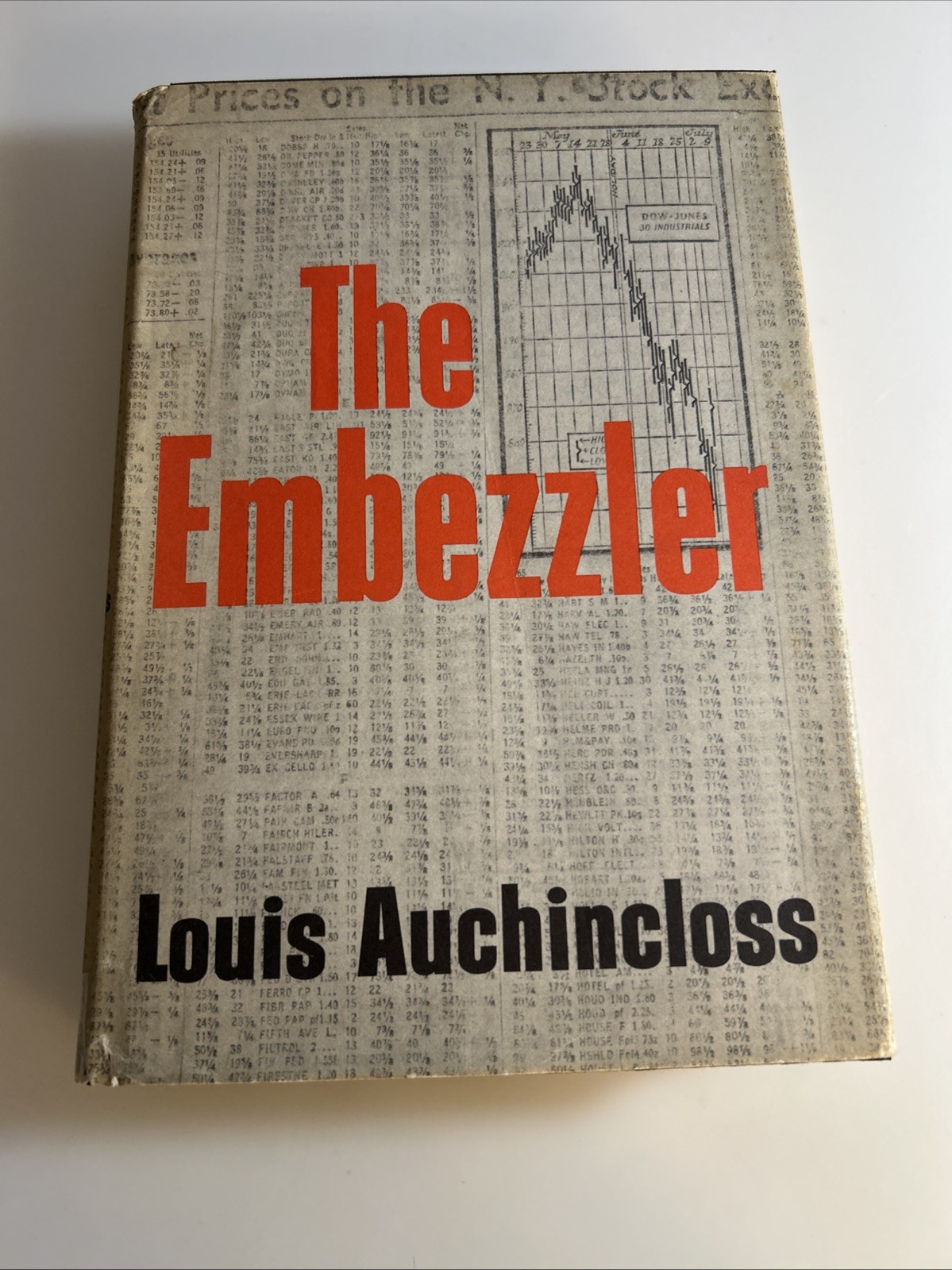 The Embezzler, by Louis Auchincloss, 1966 HC FIRST PRINTING 2914