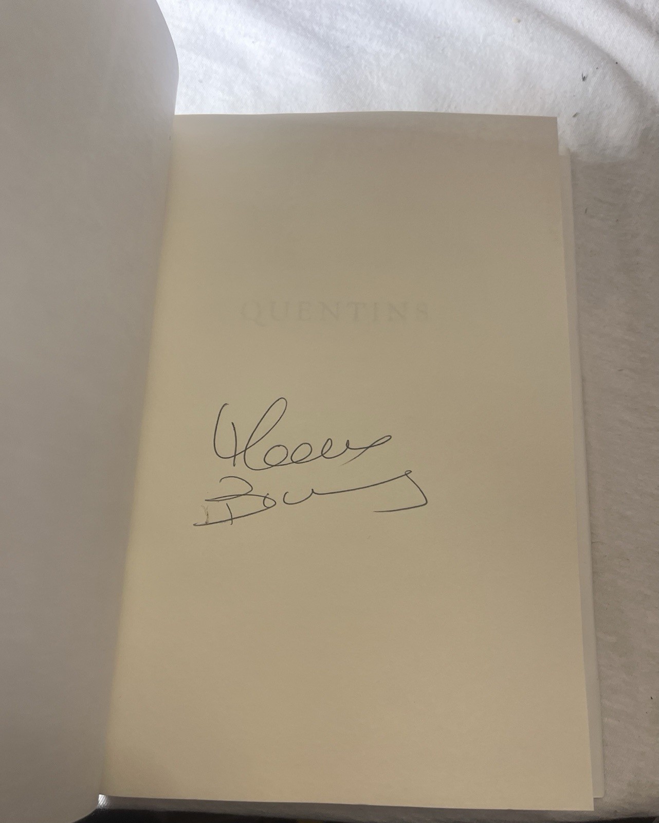 Quentins by Maeve Binchy (2002, Hardcover) SIGNED 1st/1st