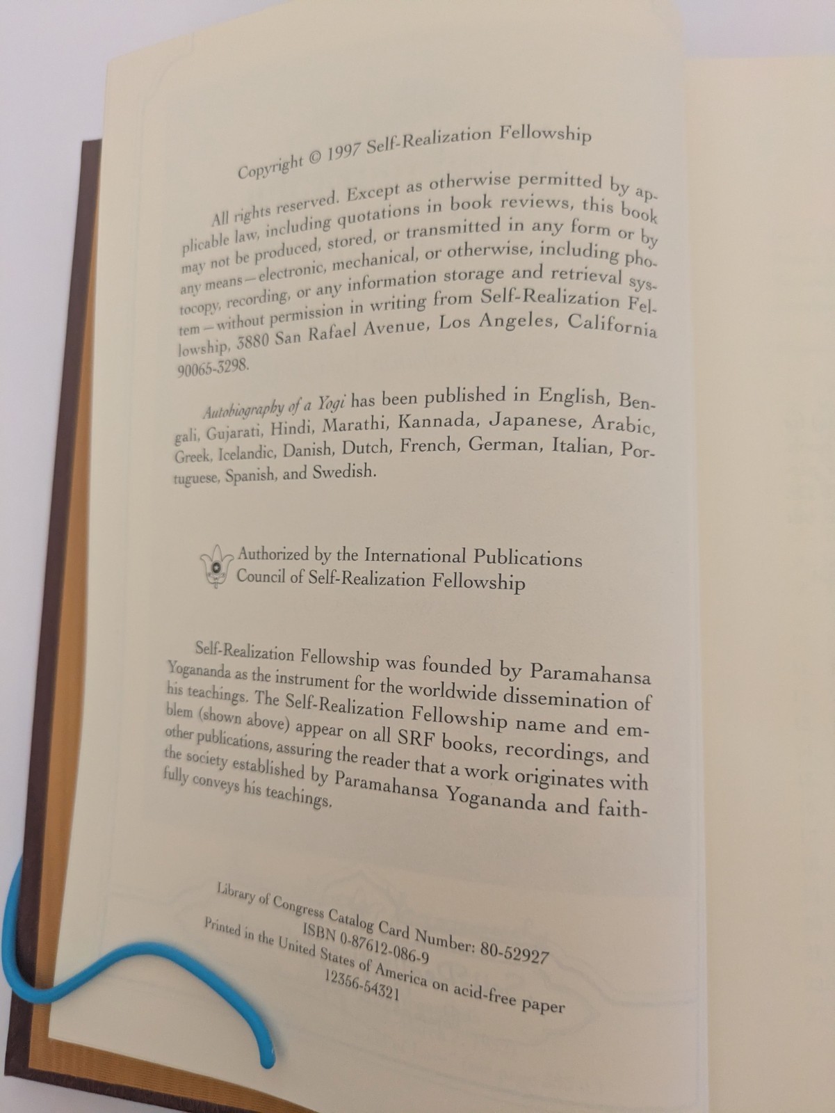Autobiography of a Yogi 1997 HC Boxed Edition– Paramahansa Yogananda Illustrated