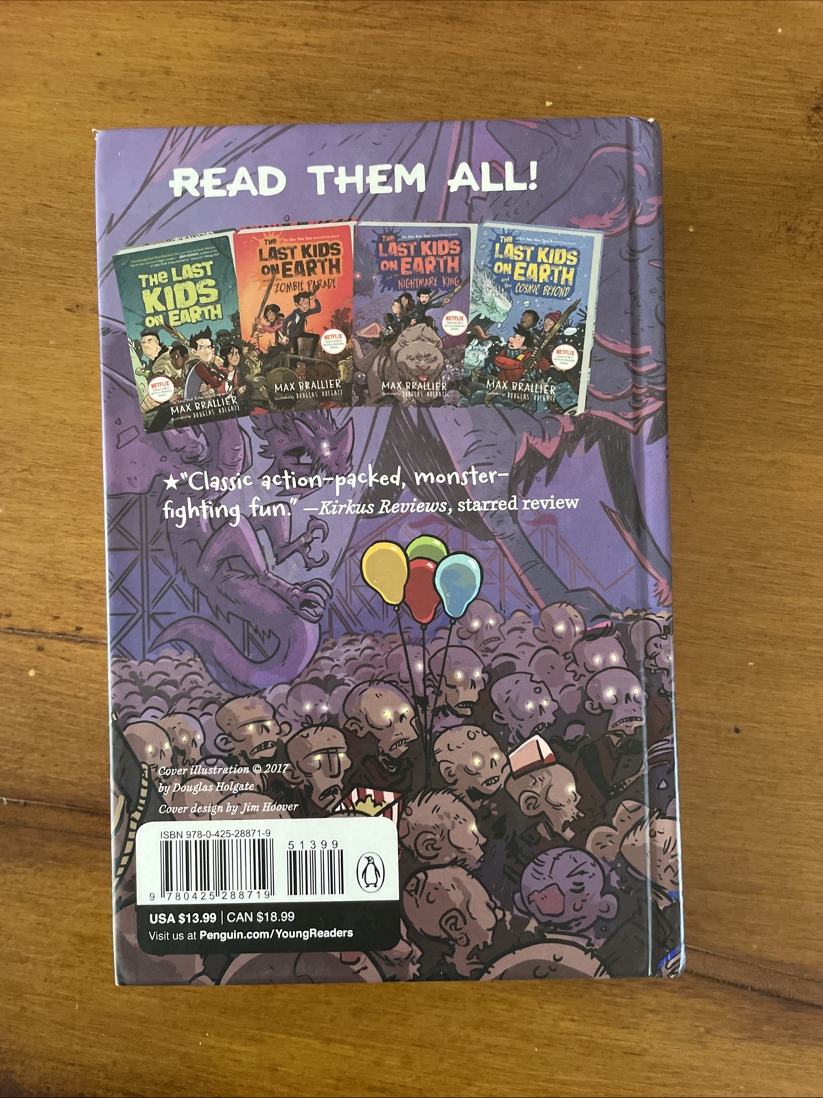 Last Kids on Earth by Max Brallier Book Lot of 9 Hardcover Netflix Series