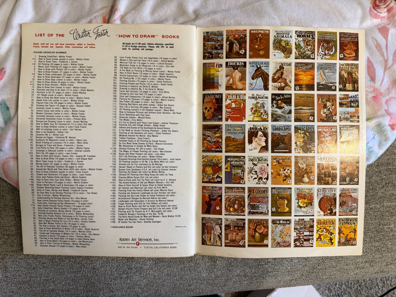Flowers & Still Life Herbert Parrish Walter T. Foster #151 Vintage Art All Color
