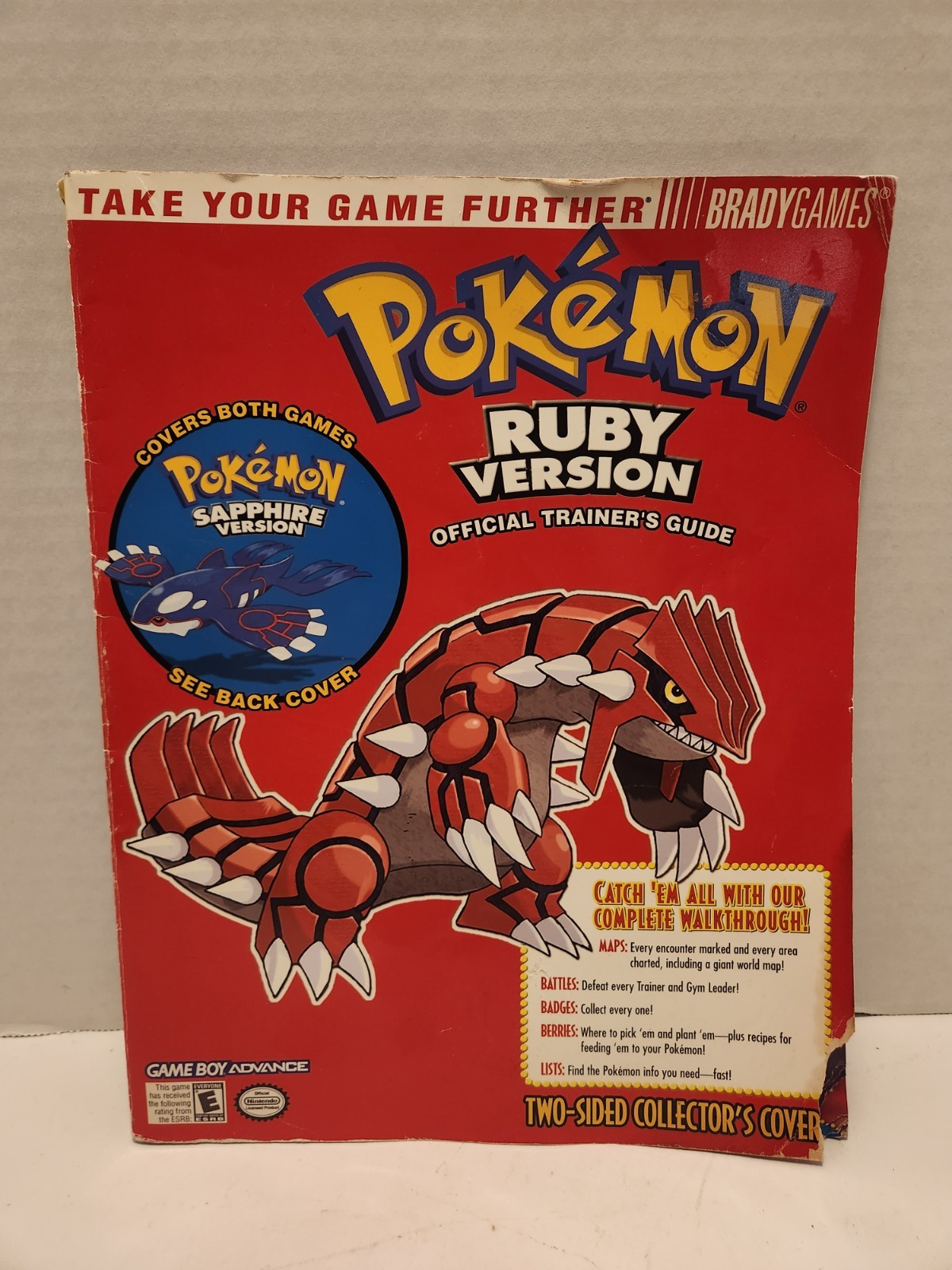 Pokèmon Ruby and Sapphire Phillip Marcus 2003 Brady Games Nintendo Free Shipping