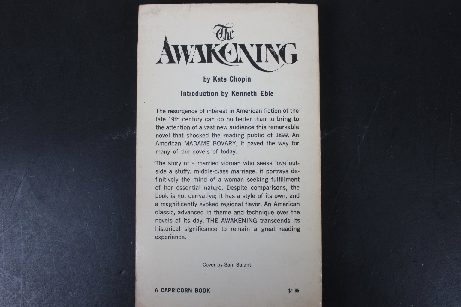 The Awakening Kate Chopin 1964 Tenth Impression Classic American Novel Capricorn