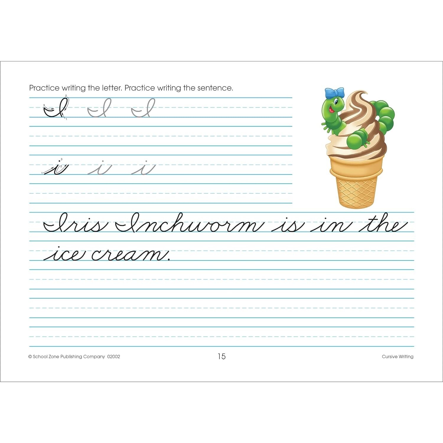 Cursive Workbook Writing Handwriting Practice Tracing Letters Ages 8 to 10 – NEW