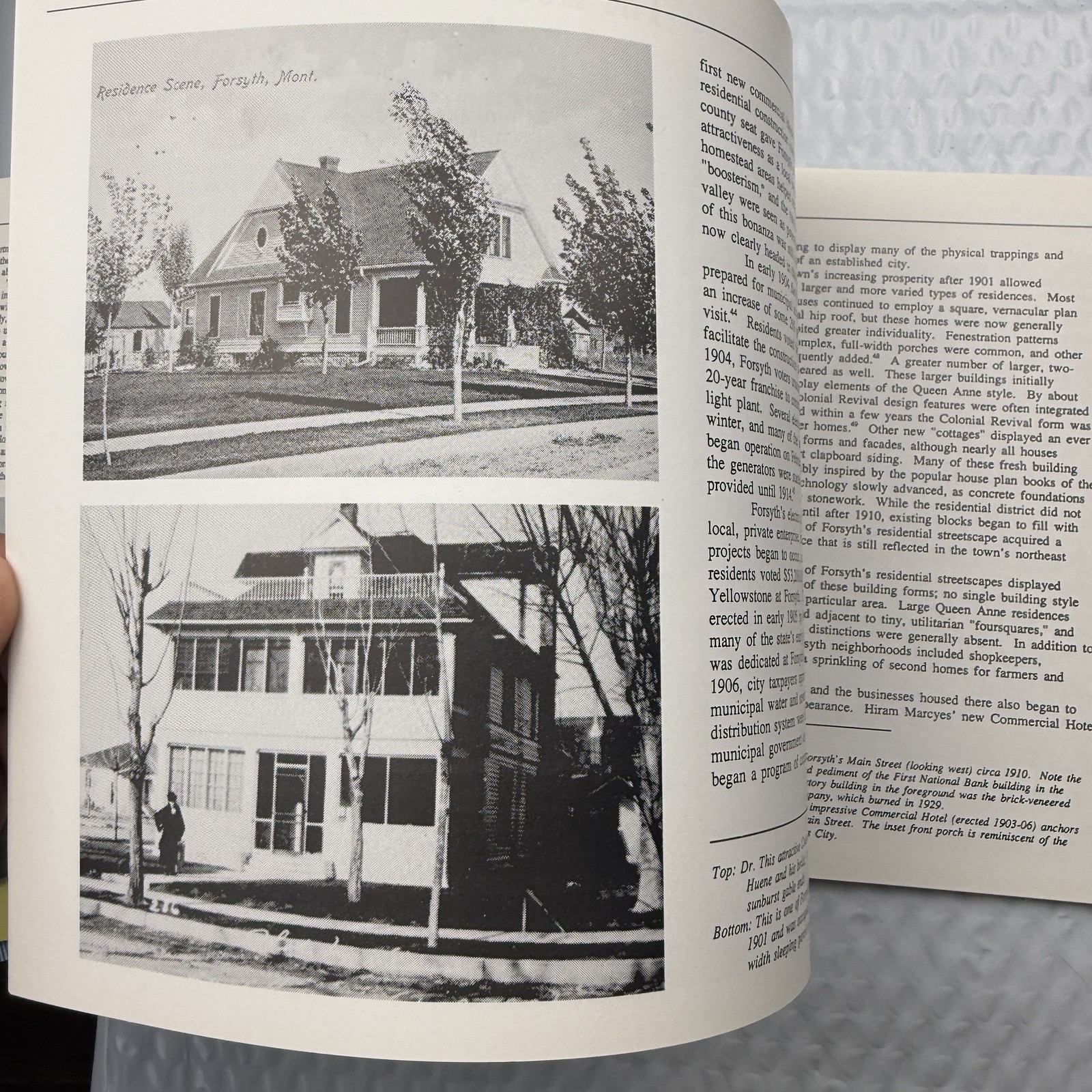 Forsyth Montana Architecture History 1989 Hufstetler Limited 406 800 First Ed PB