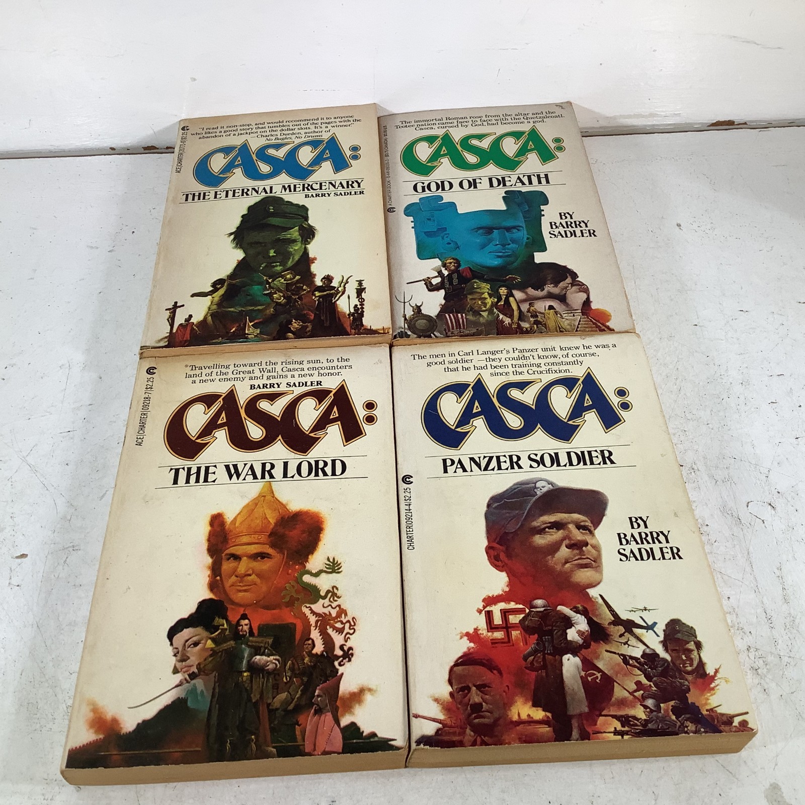 Casca the Eternal Mercenary Lot 20 Barry Sadler 1-16 18-20 22 ACE Charter PB VG