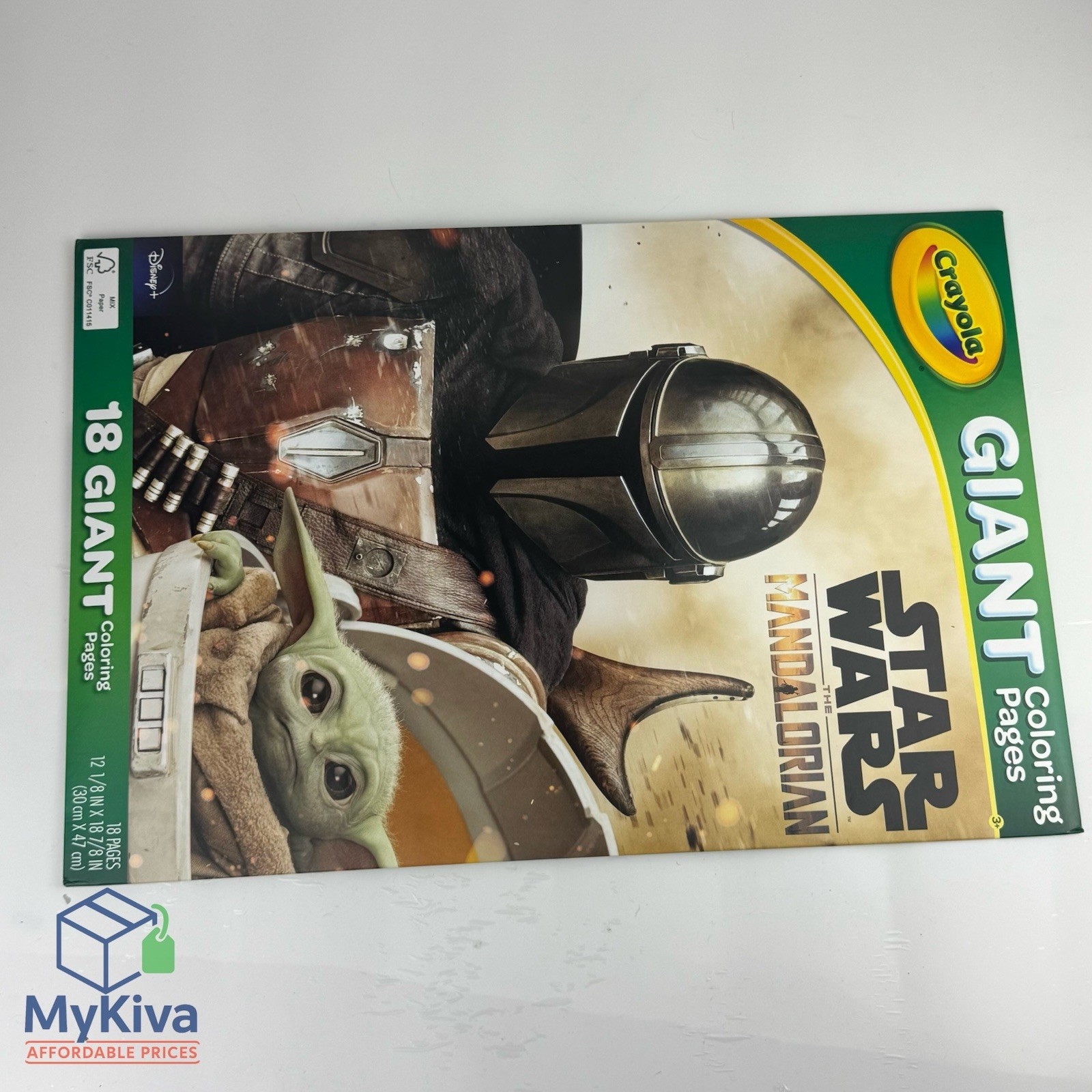 Crayola Star Wars Mandalorian Giant Coloring Pages Grogu Rescue 18 Sheets