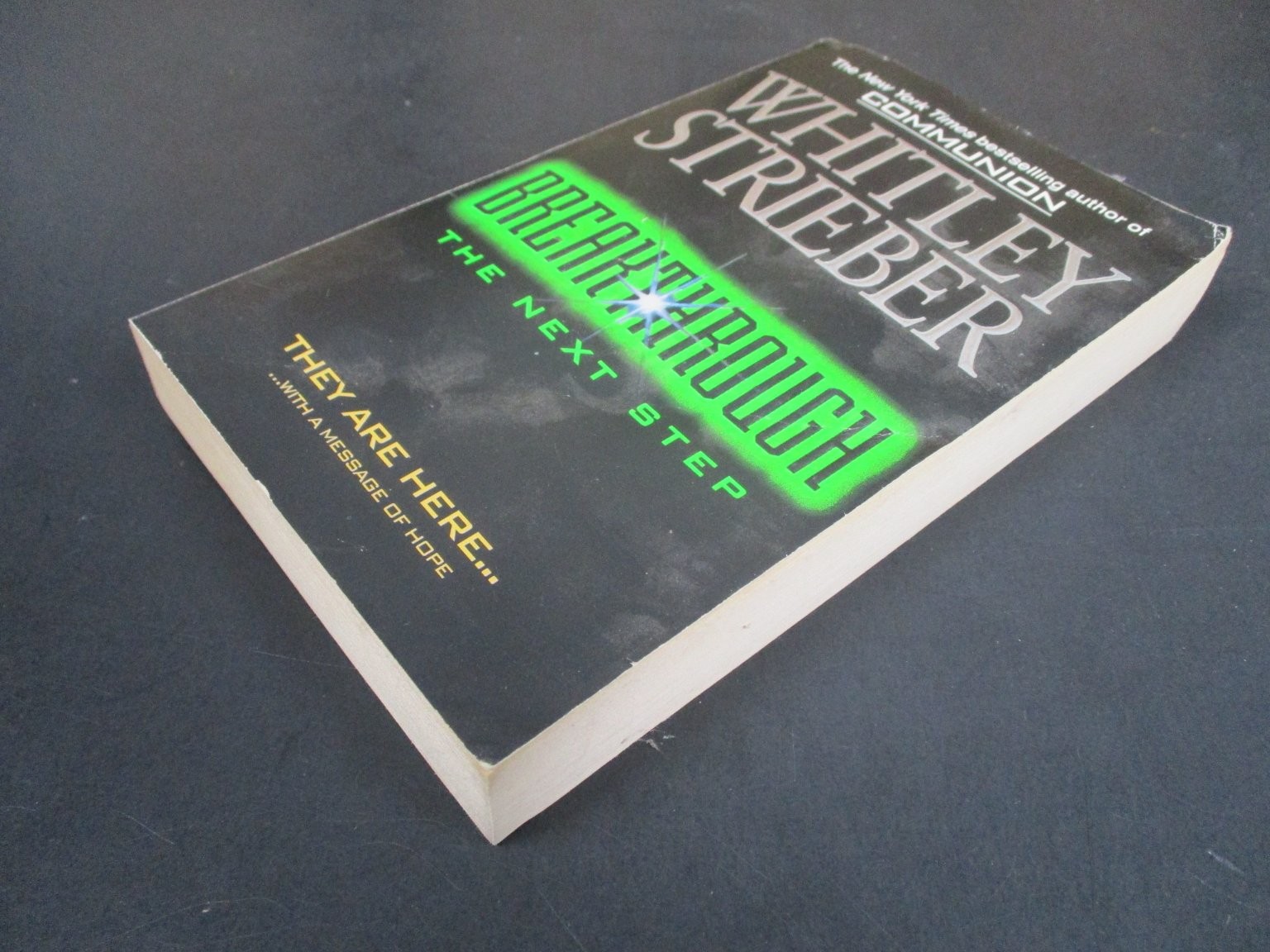 Breakthrough The Next Step Whitley Strieber 1996 First Paperback Printing