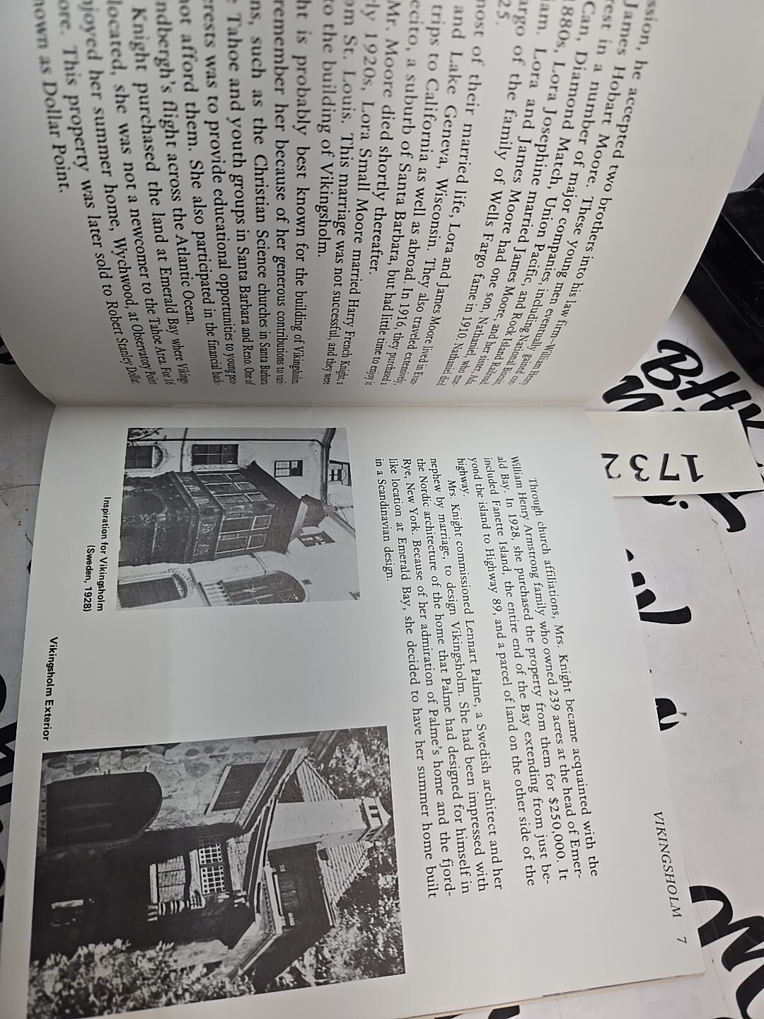 Vikingsholm Tahoes Hidden Castle Historical Booklet