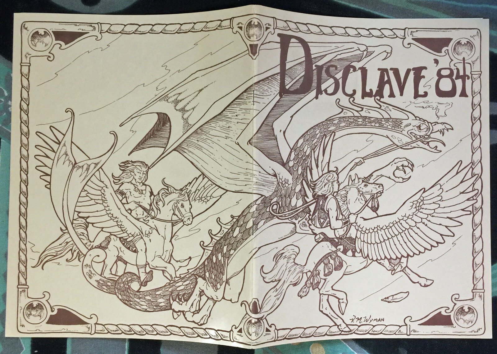 SCIENCE FICTION FANZINE DISCLAVE 1984 Sci-Fi Convention Connie Willis Paul Yurek