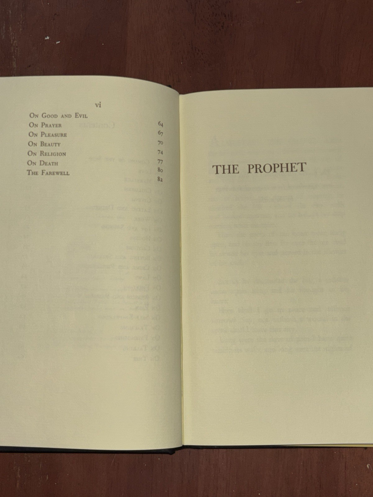 The Prophet (A Borzoi Book) – Hardcover By Kahlil Gibran – GOOD