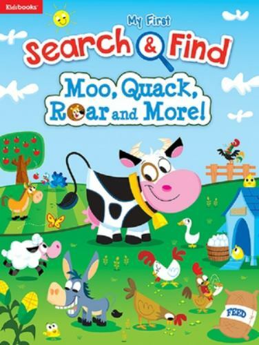 My First Search & Find: Moo, Quack, Roar and More-Search for Animals in a – GOOD